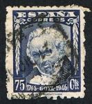 Stamps Spain -  1746-GOYA-1946
