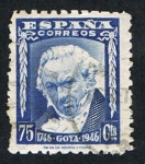 Stamps Spain -  1746-GOYA-1946