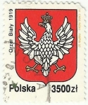 Stamps Poland -  ESCUDOS DE ARMAS NACIONAL