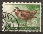 Stamps San Marino -   Eurasia Woodcock (chocha perdiz).