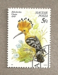 Stamps Hungary -  Upupa epops