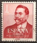 Stamps Spain -  Nacimiento del Centenario de Juan Vázquez de Mella (político y escritor).