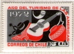 Stamps Chile -  11 Año turismo de las Américas