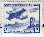 Stamps Chile -  28 Correo aéreo