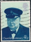 Stamps United Kingdom -  CENT DEL NACIMIENTO DE SIR WINSTON CHURCHILL. Y&T Nº 735