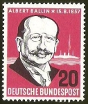 Stamps Germany -  ALBERT BALLIN - DEUTSCHE BUNDESPOST