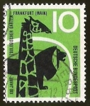 Stamps Germany -  100 JAHRE FRANKFURTER - DEUTSCHE BUNDERPOST