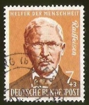 Stamps Germany -  HELFER DERMENSCHHEIT - DEUTSCHE BUNDESPOST