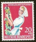 Stamps Germany -  WOHLFAHRTSMARKE - DEUTSCHE BUNDESPOST