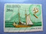 Stamps Colombia -  canoa de uraba