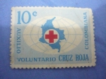 Stamps Colombia -  CRUZ ROJANACIONAL 1967