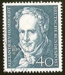 Stamps Germany -  ALEXANDER HUMBOLDT - DEUTSCHE BUNDESPOST