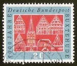 Stamps Germany -  100 JAHRE BUXTEHUDE - DEUTSCHE BUNDESPOST