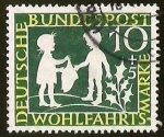 Stamps Germany -  WOHLFAHRTS MARKE - DEUTSCHE BUNDESPOST