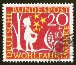 Stamps Germany -  WOHLFAHRTS MARKE - DEUTSCHE BUNDESPOST