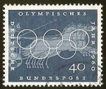 Stamps Germany -  OLYMPISCHES JAHR - DEUTSCHE BUNDESPOST