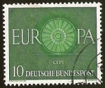 Stamps Germany -  EUROPA CEPT - DEUTSCHE BUNDESPOST