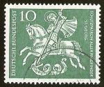 Stamps Germany -  SCHUTZPATRON ALLER PFADFINDER - DP