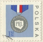 Stamps Poland -  MEDALLA A LA DEFENSA CIVIL