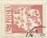 Stamps Poland -  ATRACCIONES TURISTICAS