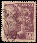 Stamps Spain -  923.- General Franco