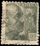 Stamps Spain -  925.- General Franco