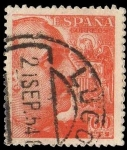 Stamps Spain -  928.- General Franco