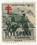 Sellos de Europa - Espa�a -  1104.- Pro-Tuberculosos. Cruz de Lorena en Rojo.
