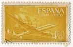 Stamps Spain -  1176.- Super Constellation y Nao Santa Maria.