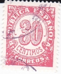 Stamps Spain -  CIFRAS     (I)