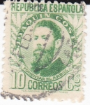 Stamps Spain -  Joaquín Costa    (I)