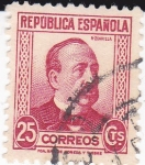 Stamps Spain -  Manuel Ruiz Zorrilla        (I)