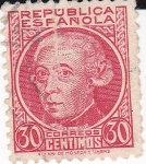 Stamps Spain -  Gaspar Merchor de Jovellanos     (I)