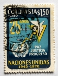 Stamps Colombia -  Naciones Unidas