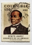 Sellos de America - Colombia -  Benito Juarez