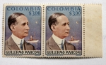 Stamps Colombia -  Guillermo Marconi