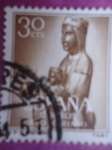 Stamps Spain -  Año Mariano.-Nuestrea Señora de Montserrat -Barcelona. Ed:1135
