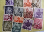 Stamps Spain -  Serie: Año Mariano.