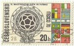 Sellos de Europa - Checoslovaquia -  MUNDIAL DE FUTBOL DE MEXICO 70