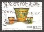 Stamps Spain -  4372 - cubos de playa