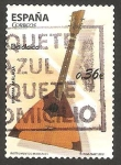 Stamps : Europe : Spain :  Instrumento musical, balalaica