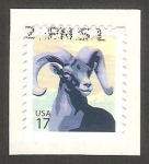 Stamps United States -  fauna, ovis montana
