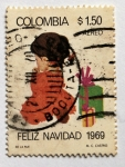 Stamps Colombia -  Feliz Navidad