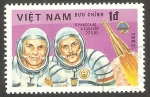 Stamps : Asia : Vietnam :  Día de la astronautica, astronautas