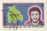 Stamps : America : Cuba :  V ANIVERSARIO DEL DIA DEL GUERRILLERO