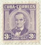 Stamps Cuba -  JOSE DE LA LUZ CABALLERO 1800 - 1862