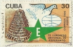 Stamps : America : Cuba :  75 CONGRESO UNIVERSAL DE ESPERANTO
