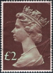 Sellos del Mundo : Europa : Reino_Unido : ISABEL II TIPO MACHIN 1977. Y&T Nº 823