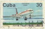 Stamps : America : Cuba :  VUELOS TRANSATLANTICOS