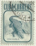 Sellos de America - Cuba -  COCODRILO